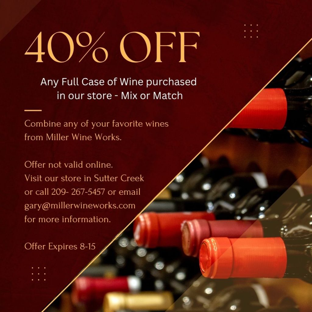 40% off Wine Cases